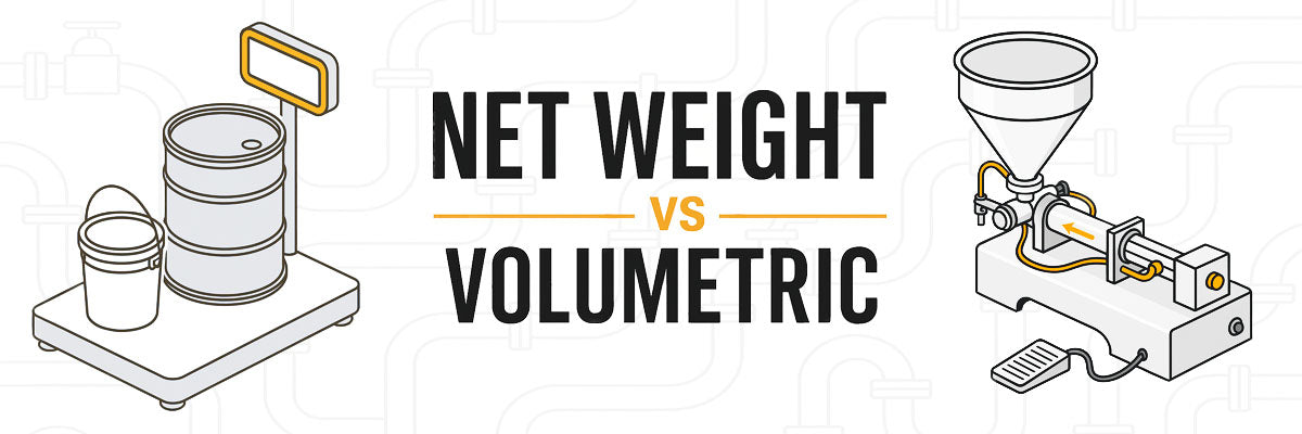 Net Weight vs Volumetric Fillers for Pails, Drums & Totes – Paquip