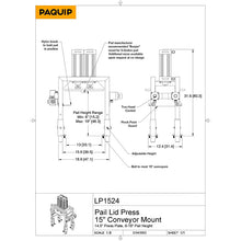 Load image into Gallery viewer, LP1524 Pail Filler Lid Press
